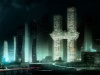 Pixelated Towers -  -  